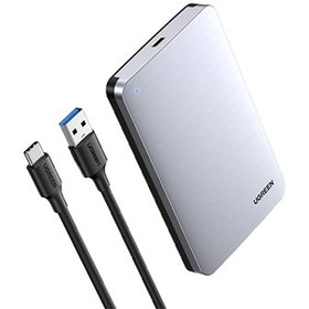 تصویر باکس هارد USB-C یوگرین مدل CM300 UGREEN 2.5'' SATA External Hard Drive Enclosure CM300