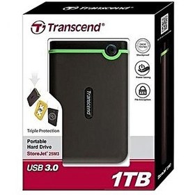 تصویر هارد اکسترنال 1 ترابایت مدل StoreJet 25M3S Slim Transcend StoreJet 25M3S Slim External Hard Drive - 1TB