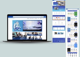 تصویر طراحی سایت Website design