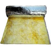 تصویر پشم شیشه عایق فویلدار متری ایزوران D14 - ۱ متری ا Glass wool insulation Glass wool insulation