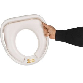 تصویر تبدیل توالت فرنگی سفید مادر شید Mother shid Mother Shid White Toilet Seat Conversion