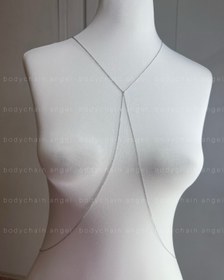 تصویر زنجیر بدن ساده استیل 