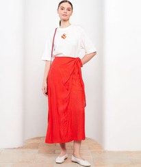 تصویر دامن بلند زنانه ال سی وایکیکی lc waikiki | W2FT80Z8-SKN