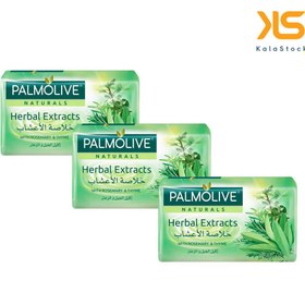 تصویر صابون پالمولیو آویشن و رزماری مدل Herbal Extracts وزن 170 گرم بسته ۶ عددی Palmolive Herbal Extracts Soap Value Pack 170g*6