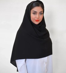 تصویر مقنعه کرپ هلسا ابری 