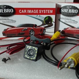 تصویر دوربین دنده عقب SHEBRO 12 LED مدل روکاری 