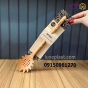 تصویر کفگیر پاستای چوبی لیمون مدل 2339 