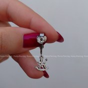 تصویر پیرسینگ ناف فیک 