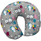 تصویر بالش شیردهی مدل فیل و ابر 