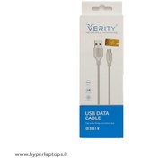 تصویر کابل شارژ تایپ سی وریتی مدل Cable Charge Type-C Verity 3146W 