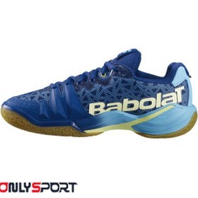 تصویر کفش بدمینتون بابولات Babolat Shadow Tour Estate Blue/Yellow 