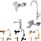 تصویر ست شیرآلات البرز روز مدل ونتو AlborzRooz Faucet Set, Vento