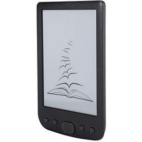 تصویر Ebook Reader ، 6 اینچ 800600 HD E کتابخوان با صفحه E-Ink و 2500MAH باتری بزرگ حداکثر 32 گیگ TF کارت برای کارگر دانشجویی (سیاه) 