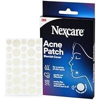 تصویر پک 36 تایی جذب جوشهای آکنه در دوسایز محصول برند Nexcare. Nexcare Acne Cover, Skin Cover Absorbs Pus and Oil From Clogged Pores, Suitable Skincare for Most Skin Types - 36 Acne Covers