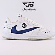 تصویر کفش نایکی تراویس اسکات مردانه مشکی سبز 