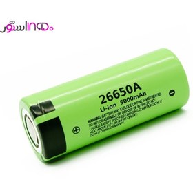 تصویر باتری 26650 لیتیوم-یون 5000mAh طرح پاناسونیک 26650A Panasonic 26650 3.7v rechargable battery 5000mAh