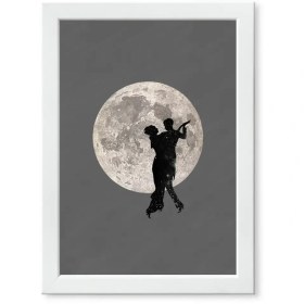 تصویر تابلو رقص و ماه 