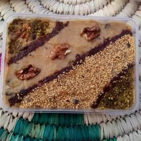 تصویر رنگینک با روغن حیوانی و مغز گردو،700گرمی 