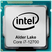 تصویر پردازنده کامپیوتر اینتل مدل Core i7-12700 Alder Lake Tray Intel Core i7-12700 Alder Lake Tray Computer Processor