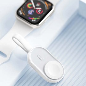 تصویر پاوربانک 1200 میلی آمپر و شارژر بی سیم اپل واچ رسی مدل RCW-29 Recci iWatch PowerBank and Charger RCW-29