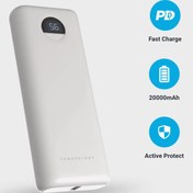 تصویر شارژر همراه پاورولوژی مدل PPBCHA05-BK ظرفیت 20000 میلی آمپر ساعت powerology power bank 20000mAh