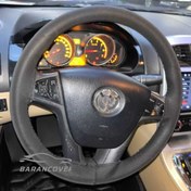 تصویر دورفرمان دوختی برلیانس چرم کربن رنگ مشکی 