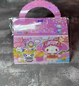 تصویر نقاشی استیکر خانواده سانریو لبوبو - صورتی 