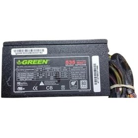 تصویر پاور گرین 535 وات مدل Green GP535B 535W (استوک) 
