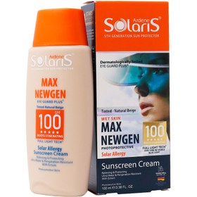 تصویر کرم ضد آفتاب رنگی SPF100 مکس نیوژن سولاریس آردن 