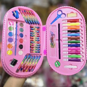 تصویر پک لوازم تحریر کرومی ۷۵ تکه 