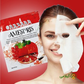 تصویر ماسک ورقه ای میوه های قرمز آمستریس Amfstris Hydrating Mask