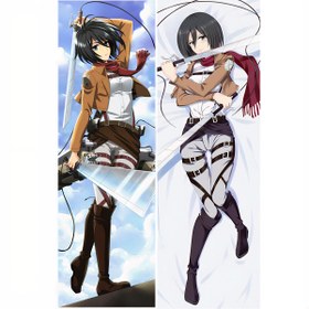 تصویر داکیماکورا انیمه attack on titan طرح Mikasa Ackerman 