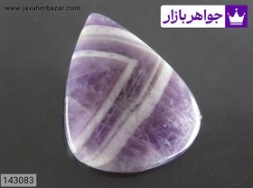 تصویر نگین آمتیست اشکی زیبا کد 143083 