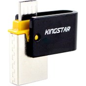 تصویر فلش ۳۲ گیگ کینگ استار KingStar Dual3 S30 OTG USB3.2 ا KingStar Dual3 S30 32GB USB3.2 OTG Flash Drive KingStar Dual3 S30 32GB USB3.2 OTG Flash Drive