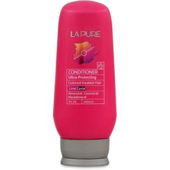 تصویر نرم کننده محافظ موهای رنگ شده لپیور حجم 200 میلی لیتر Lapure Ultra-protecting Dry and Damaged Hair Conditioner