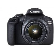 تصویر دوربین عکاسی کانن مدل EOS 2000D با لنز ۱۸-۵۵ میلی‌متر 