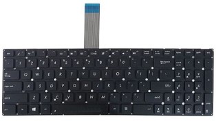 تصویر کیبورد لپتاپ ایسوس Asus X550 فلت بلند اینتر کوچک 