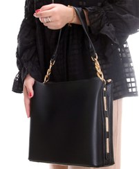 تصویر کیف دوشی زنانه چرم مصنوعی کایان 