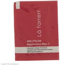 تصویر پد لایه بردار پوست لافارر حاوی AHA7% و BHA1.5% مجموعه 30 عددی Lafarrerr Aha7 And Bha1.5 Clarifying Wipe 30 Pcs