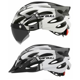 تصویر کلاه دوچرخه سواری چراغ دار کربول اصلی مدل CB26 ALLROAD سایز دور سر 54 الی 61 سانتی متر Cairbull Cycling Helmet CB26 ALLROAD Bike Helmet 