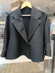 تصویر کت کوتاه زنانه - مشکی 