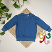 تصویر بلوز دورس نوزادی آستین بلند برند لوپیلو آبی رنگ - 12 تا 24 ماه 