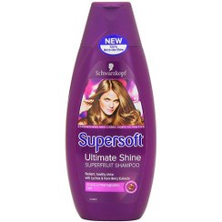 تصویر شامپو شوارزکوف Supersoft Ultimate Shine Superfruit Schwarzkopf Supersoft Ultimate Shine Superfruit Shampoo