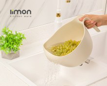 تصویر کاسه شست و شو ( آبکش ) لیمون سایز ۱ 