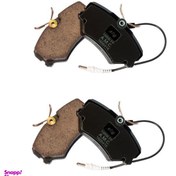 تصویر لنت ترمز جلو سمند LX سری XU7 الیگ سرامیکی کد CB03 