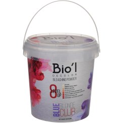 تصویر پودر دکلره آبی 500 گرم بیول Biol Blue Bleaching Powder 500g