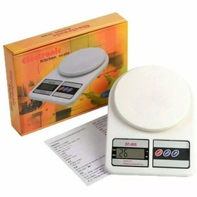 تصویر ترازو دیجیتال آشپزخانه ظرفیت کشش تا 10 کیلوگرم و حساسیت 1 گرم 