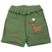 تصویر شلوارک نوزادی پسرانه طرح گوزن به آوران سایز ۹ تا ۱۲ ماه 