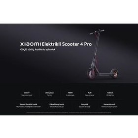 تصویر اسکوتر برقی شیائومی مدل 4 Pro مشکی 