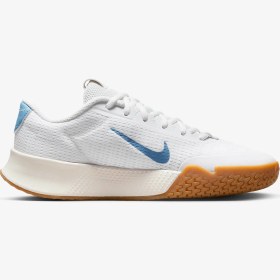 تصویر کفش تنیس زنانه نایک NikeCourt Vapor Lite 2- سفید/آبی 